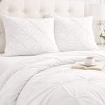 King Size Egyptian Cotton Pinch Pleated Pillow Shams Set