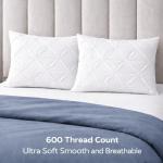 King Size Egyptian Cotton Pinch Pleated Pillow Shams Set