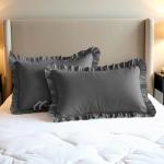 King Ruffle Pillow Shams - 100% Egyptian Cotton