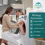 Queen Black Pinch Pleated Pillow Shams Set of 2