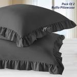King Ruffle Pillow Shams - 100% Egyptian Cotton