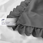 King Ruffle Pillow Shams - 100% Egyptian Cotton