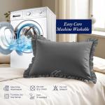 King Ruffle Pillow Shams - 100% Egyptian Cotton