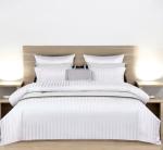 Queen Size Egyptian Cotton Duvet Cover with Stripes