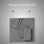 100% Egyptian Cotton Duvet Cover Set - 600 TC