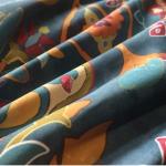 Anthro Blue Damask Egyptian Cotton Duvet & Sham Set