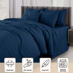 10 Piece Egyptian Cotton Reversible Comforter Set