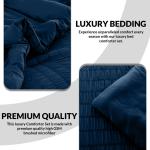 10 Piece Egyptian Cotton Reversible Comforter Set