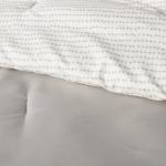 Striped Egyptian Cotton Comforter & Sheets Set, Gray