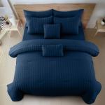 10 Piece Egyptian Cotton Reversible Comforter Set