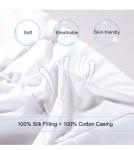 All-Season Egyptian Cotton Silk Comforter Queen