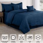 10 Piece Egyptian Cotton Reversible Comforter Set