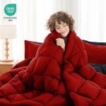 MUXHOMO 7-Piece Reversible Queen Comforter Set