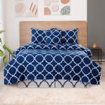 Reversible Egyptian Cotton Comforter Set - 5 Pieces