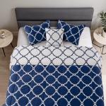 Reversible Egyptian Cotton Comforter Set - 5 Pieces