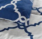 Reversible Egyptian Cotton Comforter Set - 5 Pieces