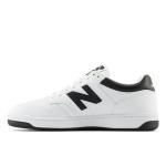 New Balance BB480 V1 Unisex Sneakers, White/Black