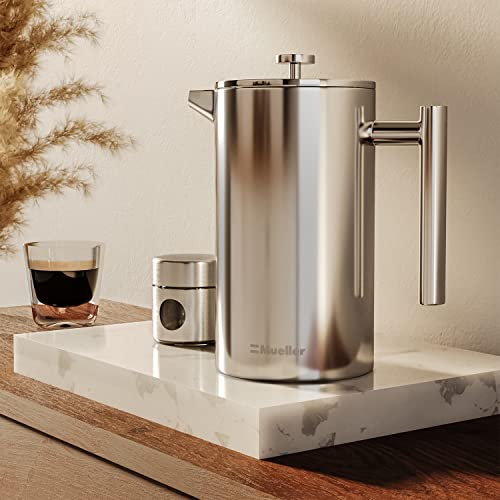 Mueller French Press Stainless Steel Coffee Maker