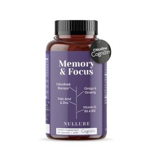 Nullure Memory & Focus Nootropic Brain Supplement