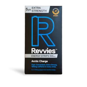Revvies Mint Energy Strips - 100mg Caffeine, 25 Count