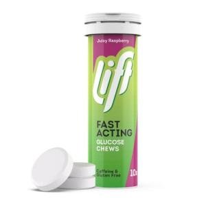 Lift Fast Glucose Energy Chews - Raspberry Flavor