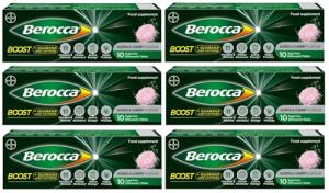 Berocca Boost Effervescent Tablets with B12 & Guarana