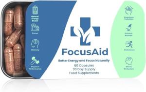 Focus Aid Nootropic Brain Supplement for Clarity