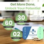 Focus Aid Nootropic Brain Supplement for Clarity