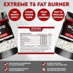 OZUNA NUTRITION Keto Extreme T6 Fat Burner Capsules