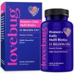 Lovebug Women's Probiotics for Digestive and Vaginal Health