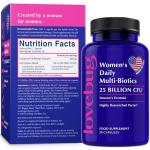 Lovebug Women's Probiotics for Digestive and Vaginal Health