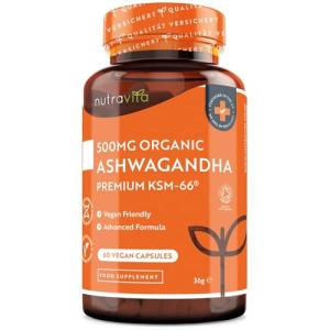 Nutravita Organic Ashwagandha KSM-66® for Immune Support