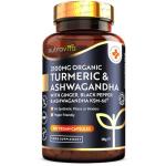 Nutravita Turmeric & Ashwagandha Capsules - 180 Count