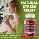 Vitgem KSM-66 Ashwagandha & Lions Mane Gummies