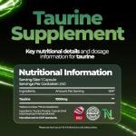 Nutrality Taurine 1000mg Capsules for Energy & Endurance