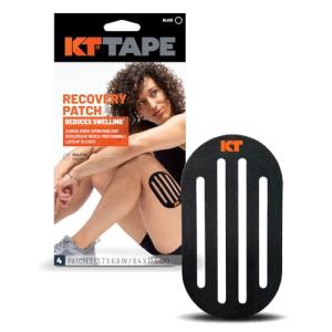 KT Tape Recovery Plus Cotton Patch - Black