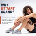 KT Tape Recovery Plus Cotton Patch - Black