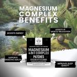 Magnesium 4-in-1 Transdermal Patches for Wellness