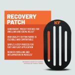 KT Tape Recovery Plus Cotton Patch - Black