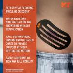 KT Tape Recovery Plus Cotton Patch - Black