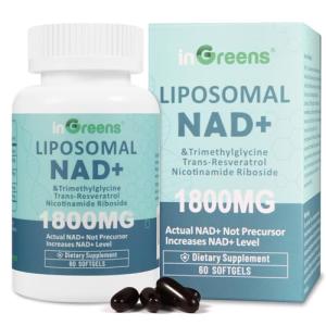 Liposomal NAD+ Boost Supplement with Nicotinamide Riboside