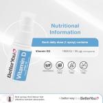 BetterYou Vitamin D 1000 IU Oral Spray - Peppermint