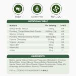 Ginkgo Biloba & Siberian Ginseng Energy Boost Tablets