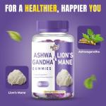 Lionemane and Ashwagandha Gummies for Brain Support