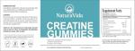 Natura Vida Creatine Fruity Gummies – 60 Count