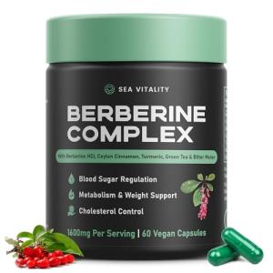 High Strength Berberine Complex Capsules 1600mg