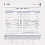 N°4 Focus - Brain Support Supplement with Nootropics