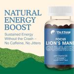 Lion’s Mane Gummies 2000mg for Focus & Memory