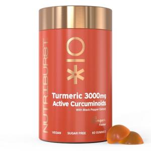Turmeric Curcumin Gummies with Black Pepper - 60 Count
