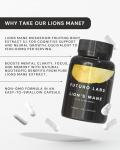High Strength Lion's Mane Mushroom Capsules 1500mg